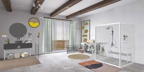 The bathroom for elderly people 