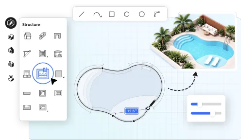 Projeto paramétrico piscina