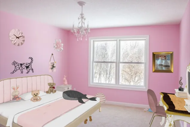 Pink Kids Room