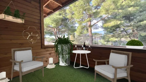 Terrasse parents aménagement virtuel 