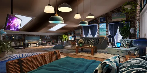 Attic Living 💙🩵