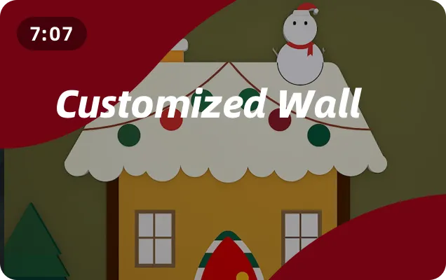 How to decorate walls using custom wall features？